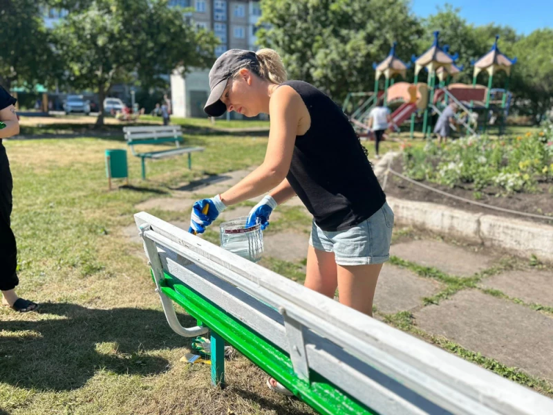 В квартале 7Б праздник «День соседа» прошёл в ретро-стиле
